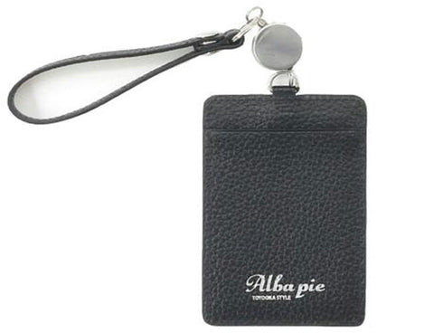 【豊岡財布 足立 AW0303 ブラック】ALBAPIE パスケース